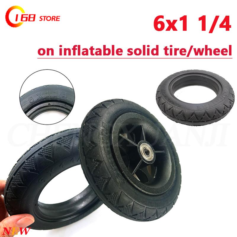 Scooter Tire - إطار صلب مقاس 6X1 1/4، الأكثر