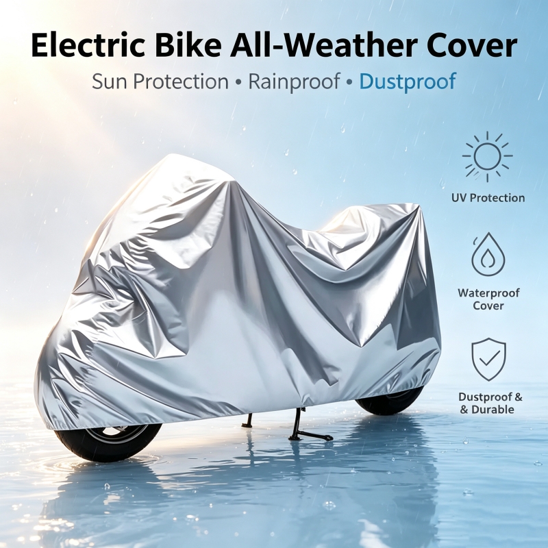 Electric Scooter Rain Cover - غطاء دراجة نارية عالمي مقاوم للماء،