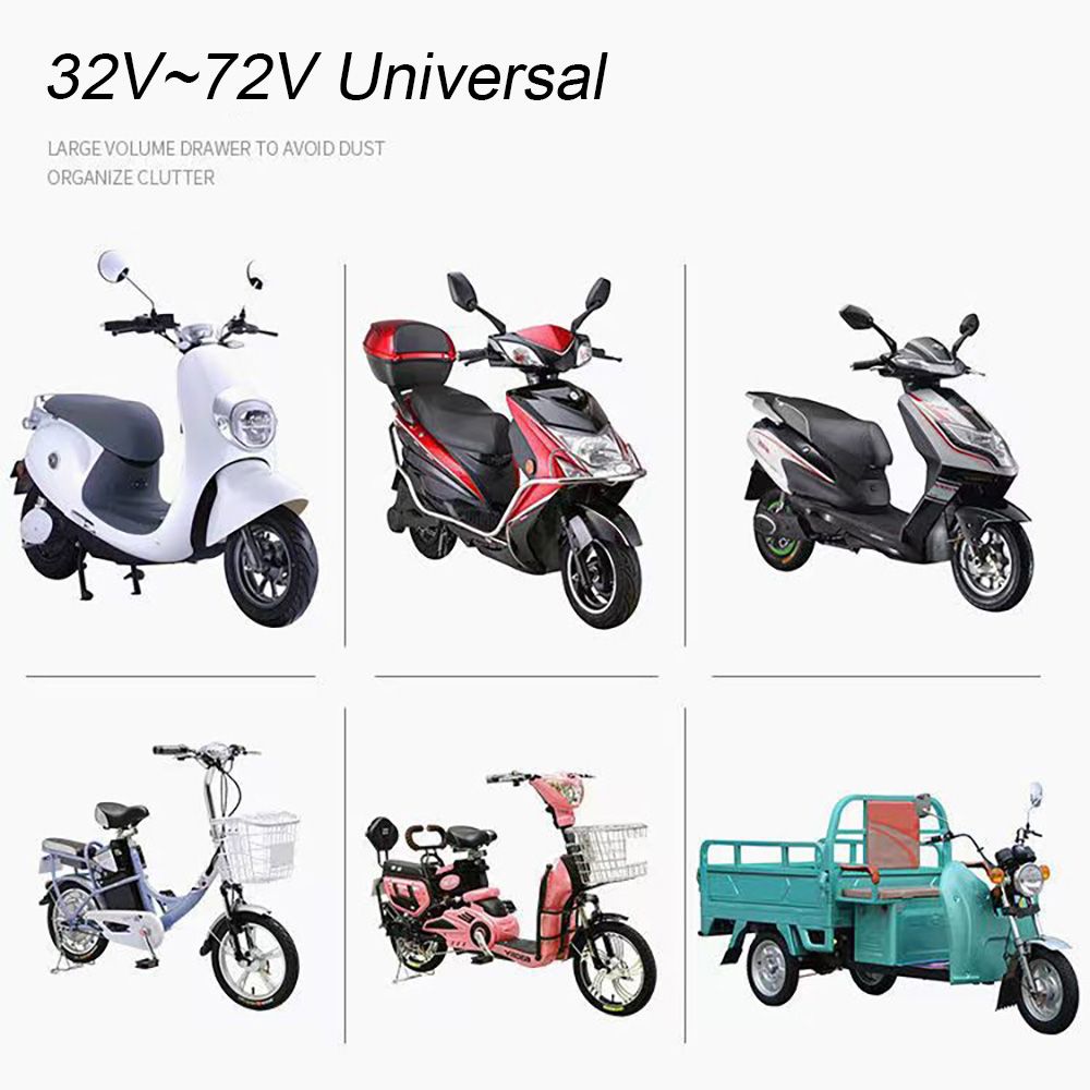 E-الدراجة قفل البطارية مع 2 مف - مراجعة Electric Scooter Charger وسعره