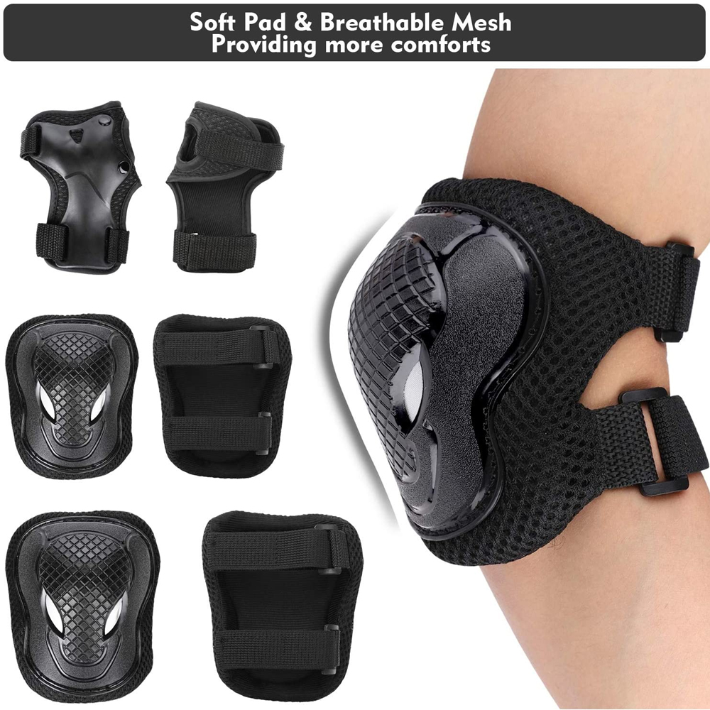 GOMOREON 6 قطعة/المجموعة الاطف - مراجعة Scooter Helmet Set وسعره