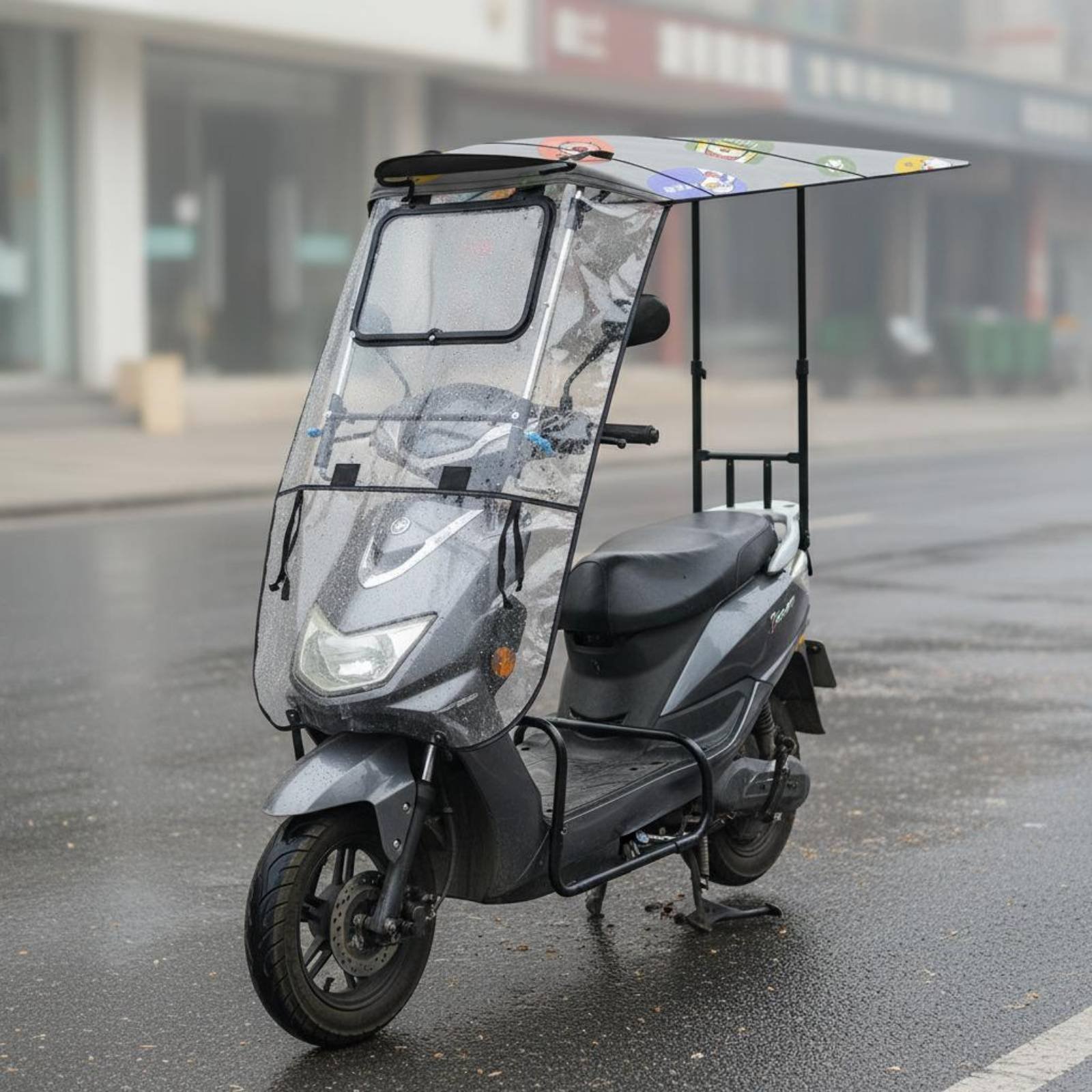 غطاء واقي من المطر للسكوتر الك - مراجعة Electric Scooter Rain Cover وسعره