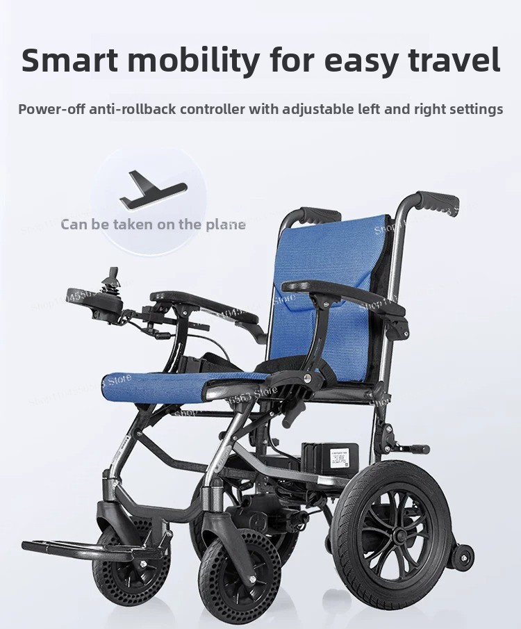 كرسي كهربائي متحرك قابل للطي خ - مراجعة Folding Electric Scooter وسعره