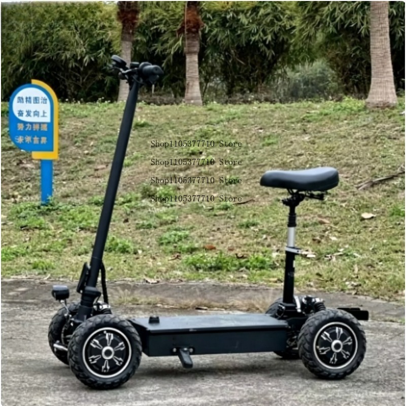 سكوتر كهربائي رباعي العجلات، ع - مراجعة Folding Electric Scooter وسعره